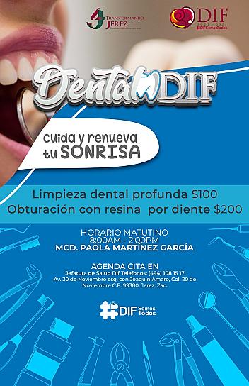 OFRECE DIF JEREZ PROMOCIONES EN SALUD BUCODENTAL