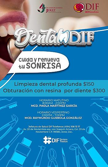 OFRECE DIF PROMOCIONES EN SALUD DENTAL EN JEREZ