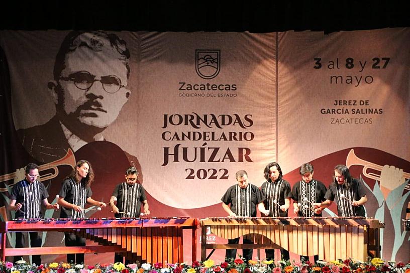  OFRECE ENSAMBLE DE PERCUSIONES CONCIERTO INAUGURAL DE LAS JORNADAS CANDELARIO HUIZAR 