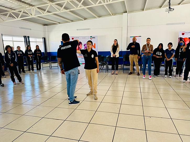 OFRECE GOBIERNO DE ZACATECAS TALLER DE DEFENSA PERSONAL “EL CAMINO ES LA PAZ”