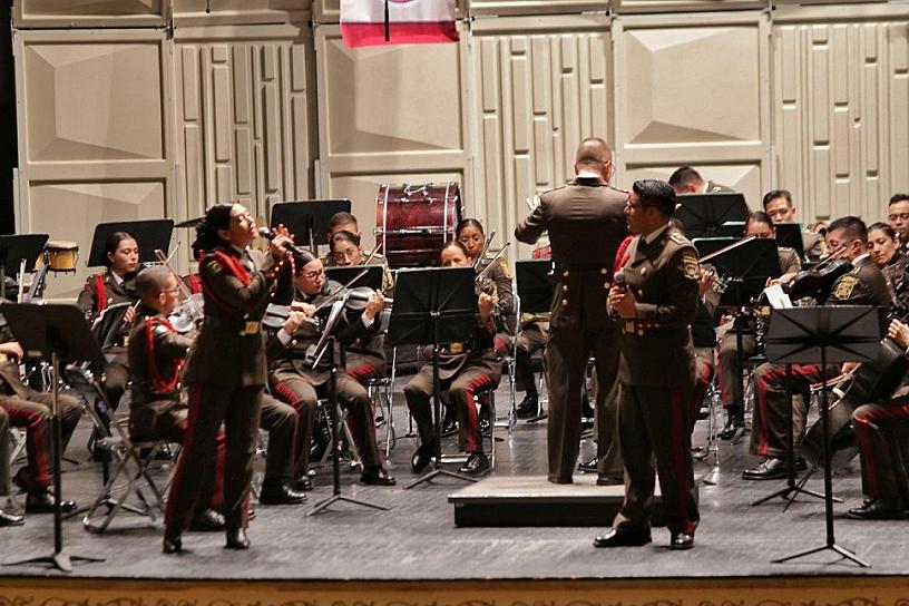 OFRECE MAGNO CONCIERTO LA ORQUESTA SINFÓNICA DE LA SEDENA
