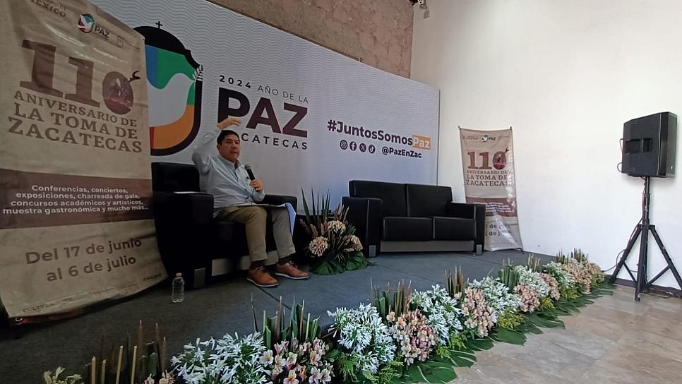 OFRECE MARCO FLORES CONFERENCIA MAGISTRAL SOBRE LA BATALLA DE ZACATECAS