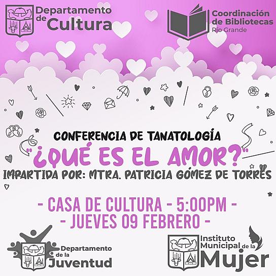 OFRECEN CONFERENCIA DE TANATOLOGÍA COMO PARTE DE ACTIVIDADES DEL 14 DE FEBRERO 