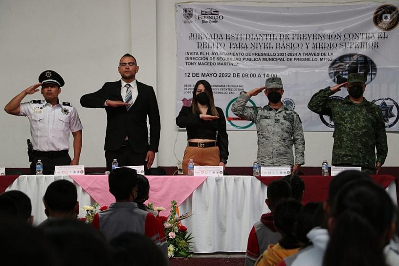 OFRECEN JORNADAS DE PREVENCIÓN DEL DELITO A JÓVENES EN SAN JOSÉ DE LOURDES