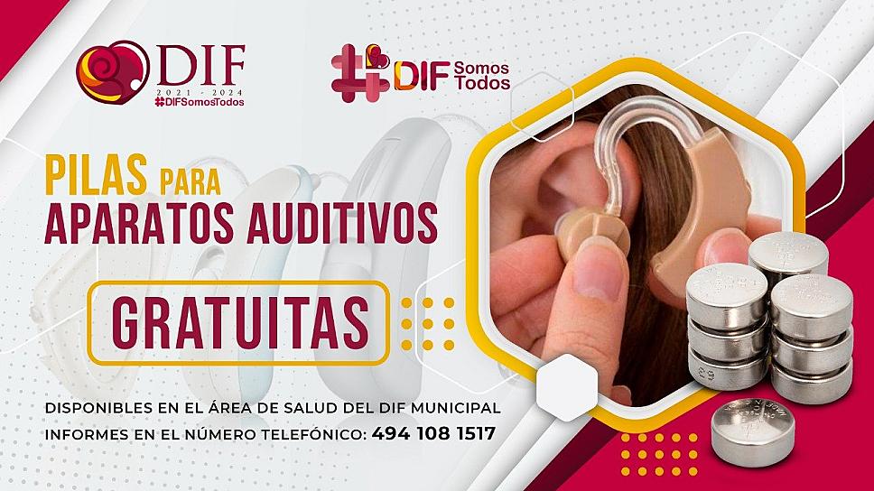 OFRECEN PILAS GRATUITAS PARA APARATOS AUDITIVOS