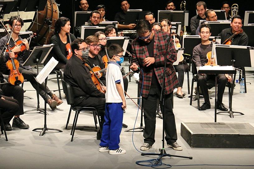 OFRECE OCEZ CONCIERTO DIDÁCTICO EN EL TEATRO RAMÓN LÓPEZ VELARDE 