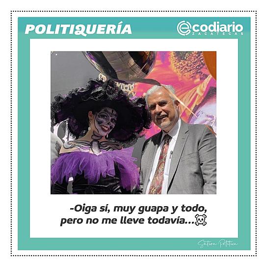 -Oiga sí, muy guapa y todo, pero no me lleve todavía..  ☠️