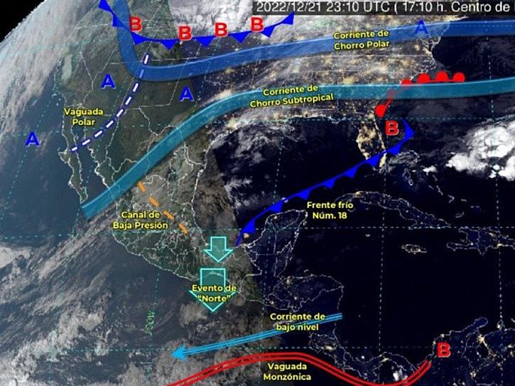 ONDA GÉLIDA AFECTA A GRAN PARTE DEL PAÍS 