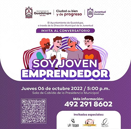 ORGANIZAN CONVERSATORIO PARA EMPRENDEDORES EN GUADALUPE 