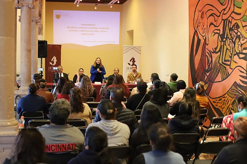 ORGANIZAN CONVERSATORIO PARA PREVENIR Y ERRADICAR CONDUCTAS VIOLENTAS EN INFANTES Y ADOLESCENTES