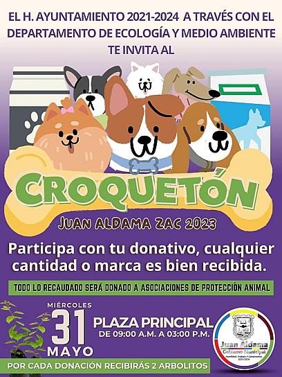 ORGANIZAN EN JUAN ALDAMA CROQUETON; BUSCAN AYUDAR A LOMITOS CALLEJEROS
