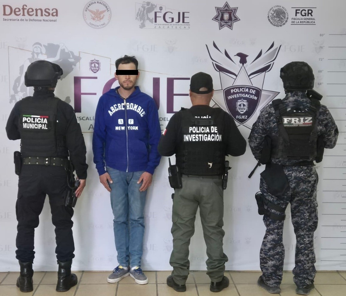 DETIENEN EN FRESNILLO A JUAN PABLO N. POR EXTORSIÓN