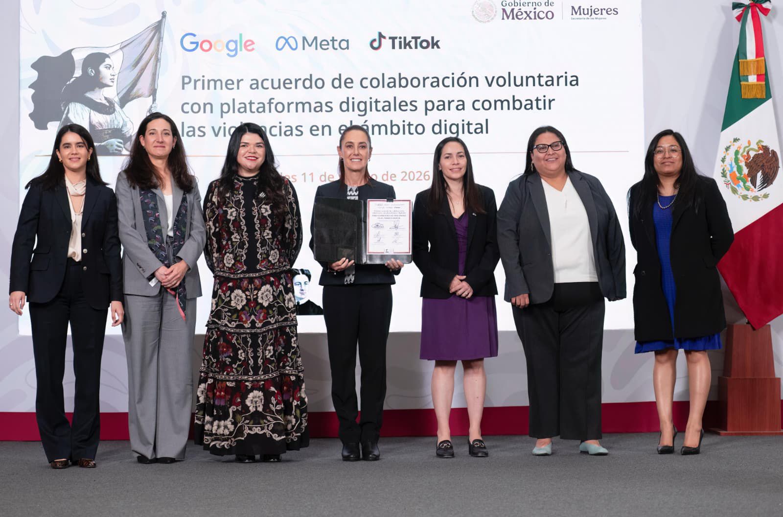FIRMA GOBIERNO DE MÉXICO ACUERDO CON PLATAFORMAS CONTRA VIOLENCIA DIGITAL