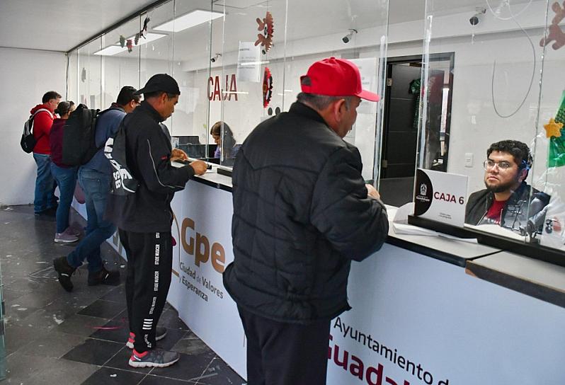 Otorgan 15% de descuento en el pago del predial para el mes de enero en Guadalupe 