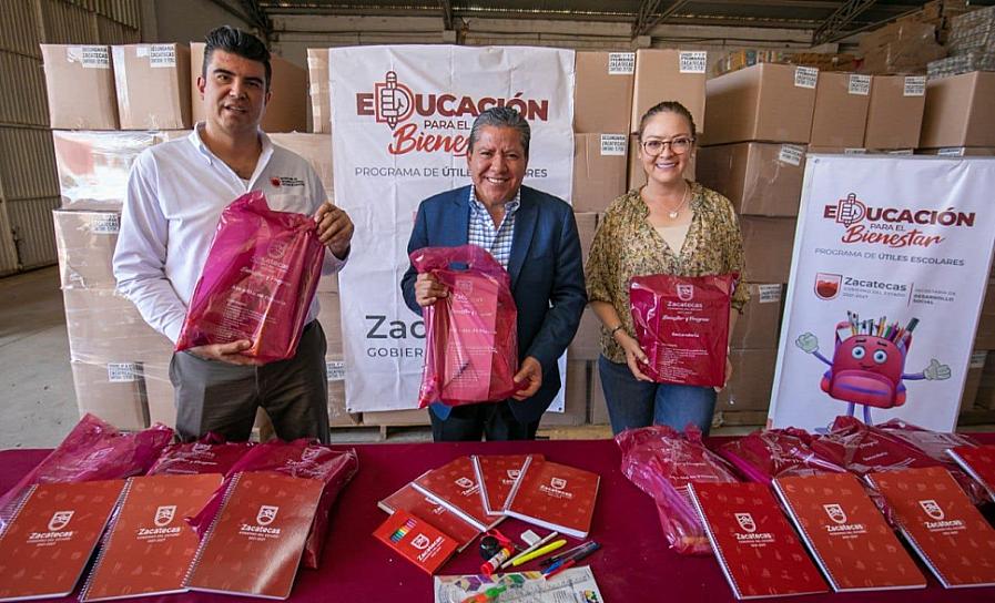 OTORGARÁ GOBIERNO DE ZACATECAS ÚTILES ESCOLARES A TOTALIDAD DE ALUMNOS DE ESCUELAS PÚBLICAS 