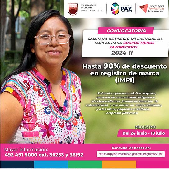 OTORGARÁ SECRETARÍA DE ECONOMÍA 90% DE DESCUENTO EN REGISTRO DE MARCA ANTE EL IMPI