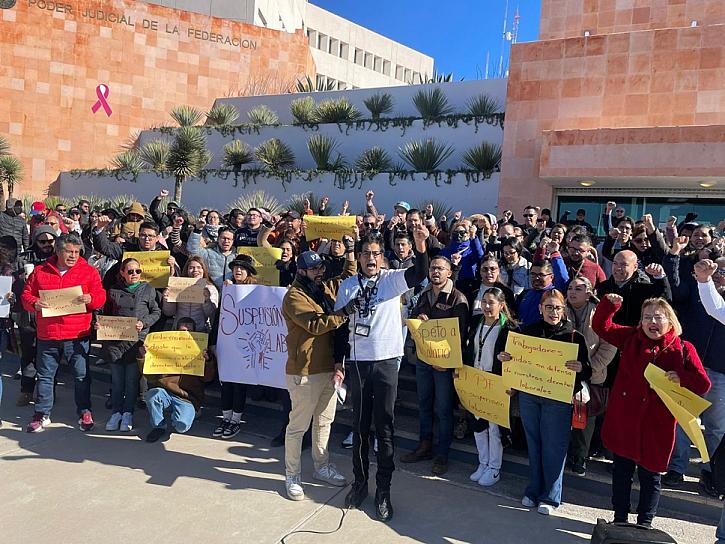 Paran labores trabajadores del Poder Judicial de la Federación en Zacatecas 