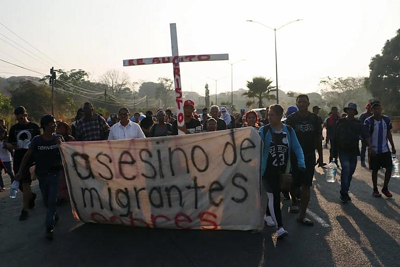 PARTE ‘VIACRUCIS’ DE 3 MIL MIGRANTES PARA PEDIR MEJORES POLÍTICAS 