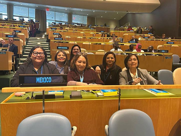 Participa Amalia García en la Comisión de la Condición Jurídica y Social de la Mujer, en la ONU 