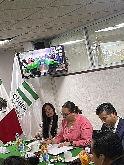 PARTICIPA CDHEZ EN REUNIÓN DE ZONA OESTE
