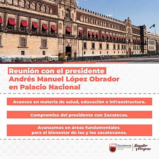 PARTICIPA GOBERNADOR EN REUNIÓN CON EL PRESIDENTE 