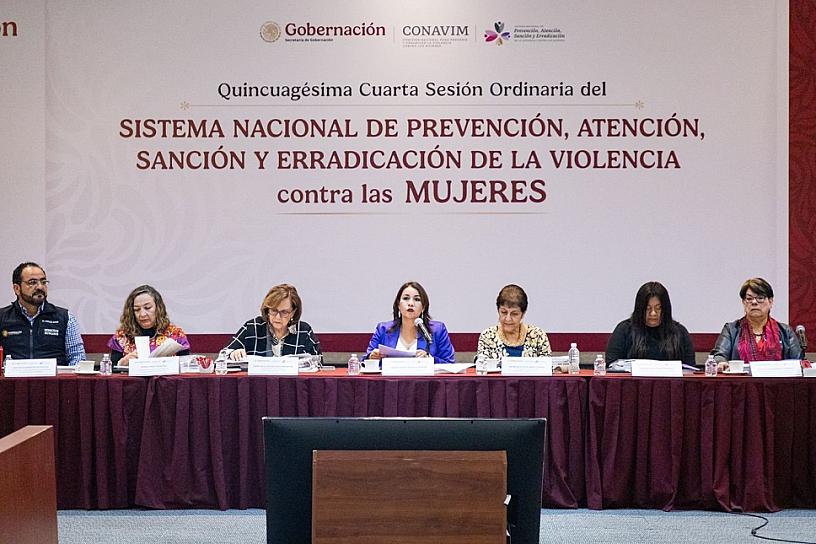 Participa Gobierno de Zacatecas en 54ª Sesión del Sistema Nacional para Prevenir y Erradicar la Violencia contra las Mujeres