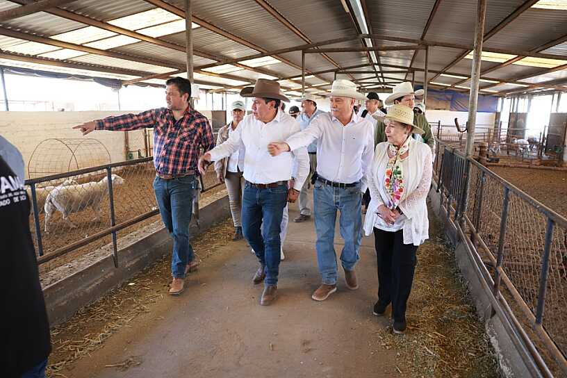 ENCABEZAN DAVID MONREAL Y ALICIA BÁRCENA RECORRIDO EN PROYECTOS DE AGRICULTURA DE CONSERVACIÓN Y TECNIFICACIÓN HÍDRICA EN ZACATECAS