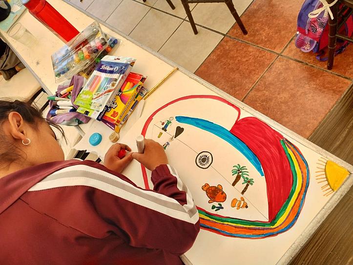 PARTICIPAN 117 MENORES EN CONCURSO DE PINTURA INFANTIL ‘EL NIÑO Y LA MAR’