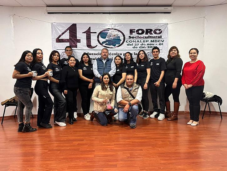 PARTICIPAN 400 ESTUDIANTES EN FORO SOCIOCULTURAL EN EL CONALEP 