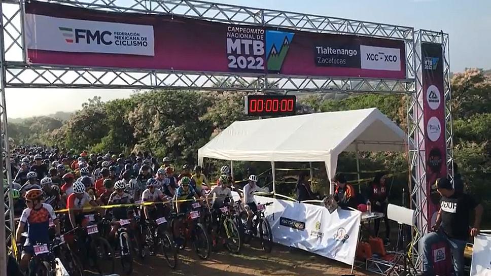 PARTICIPAN CIENTOS DE CICLISTAS EN EL CAMPEONATO NACIONAL DE BTM