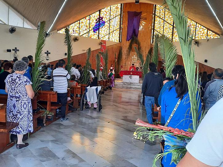 PARTICIPAN FRESNILLENSES EN EL DOMINGO DE RAMOS 