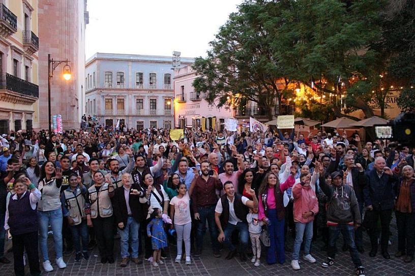 PARTICIPAN MIL SIMPATIZANTES EN ASAMBLEA INFORMATIVA ES CLAUDIA EN ZACATECAS 