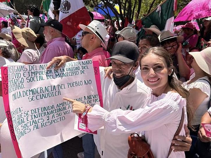  PARTICIPAN MÁS DE 30 MIL CIUDADANOS Y MILITANTES DE OPOSICIÓN EN MARCHA POR LA DEFENSA DEL VOTO 