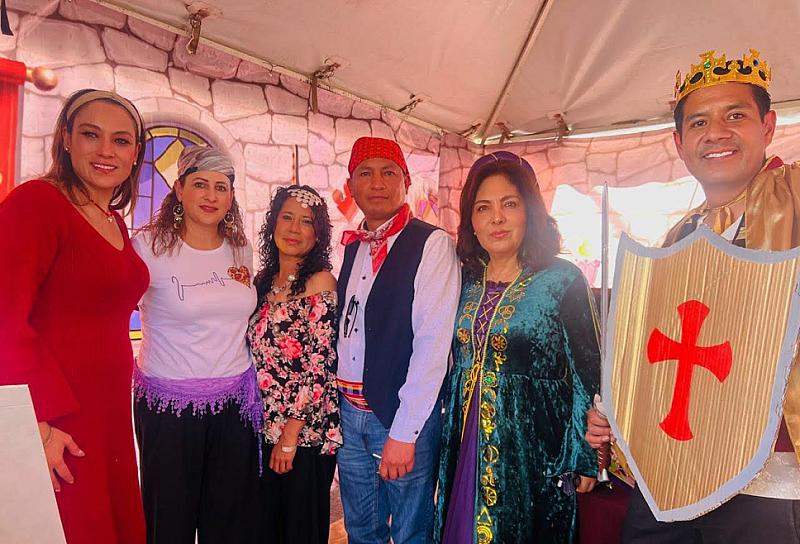 Participa Poder Judicial de Zacatecas en el festival medieval 