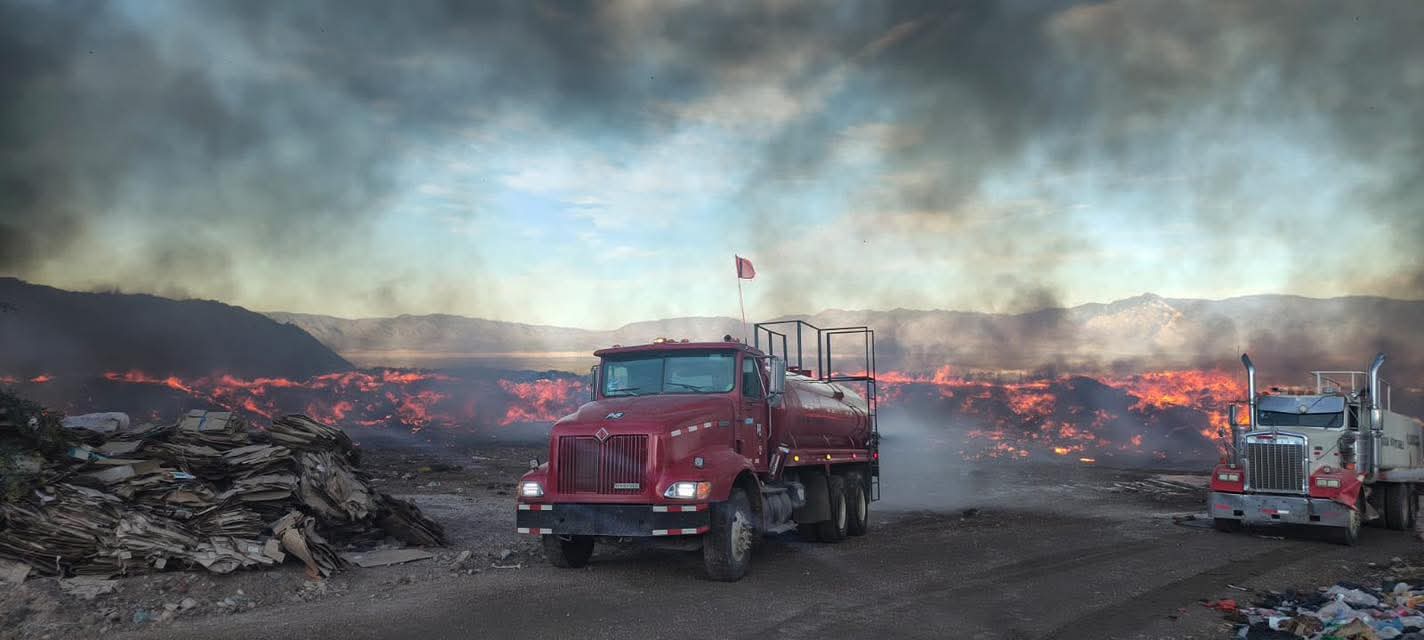 PIDEN AUTORIDADES EXTREMAR PRECAUCIONES ANTE INCENDIO EN BASURERO MUNICIPAL DE CONCEPCIÓN DEL ORO