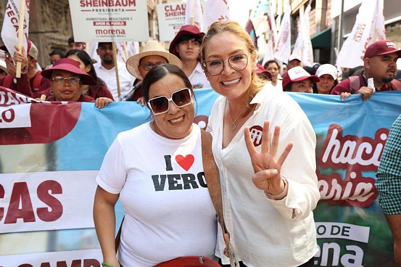 PARTICIPA VERÓNICA DÍAZ EN ARRANQUE DE CAMPAÑA DE SHEIBAUM 