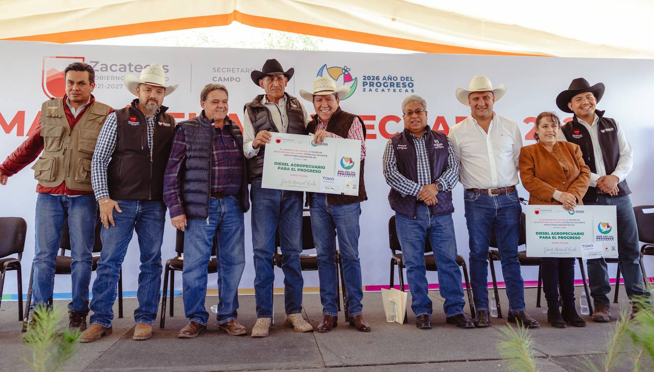 ARRANCA DAVID MONREAL EL PROGRAMA DE DIÉSEL AGROPECUARIO 2026 EN ZACATECAS