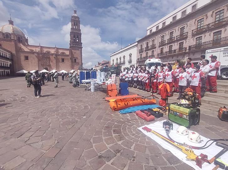 PRESENTA DAVID MONREAL FUERZAS ESPECIALES PARA CASOS DE DESASTRE 