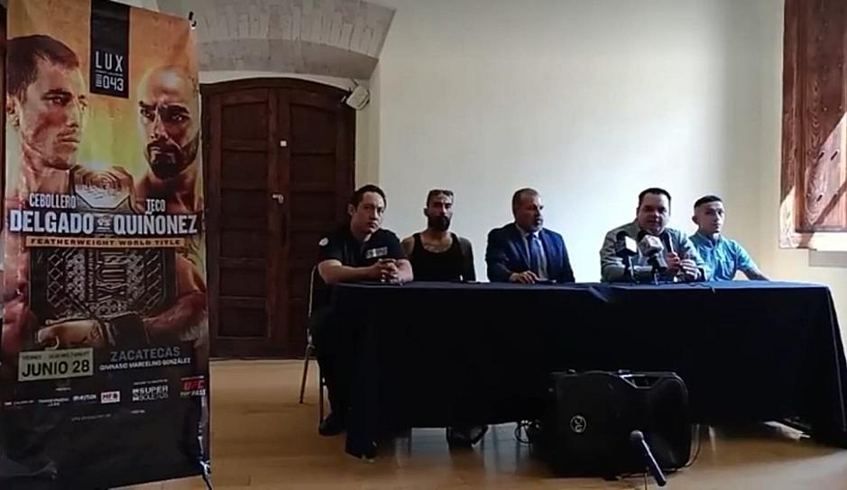 PELEARÁ TECO QUIÑONEZ POR EL CAMPEONATO DE LA LUX FIGHT LEAGUE EN SU TIERRA NATAL