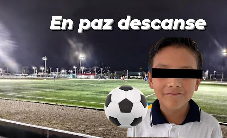 PEQUEÑO PIERDE LA VIDA POR UN INFARTO MIENTRAS JUGABA FUTBOL