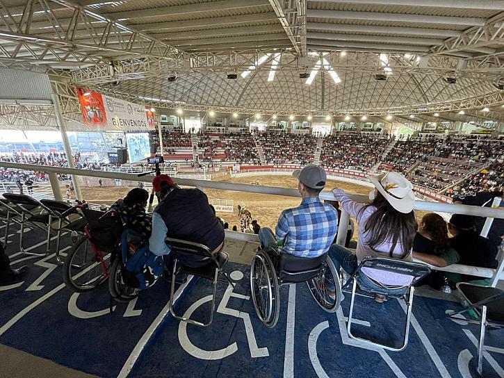  PERSONAS CON DISCAPACIDAD TENDRÁN ACCESO GRATUITO AL CAMPEONATO NACIONAL CHARRO DEL MEZCAL Y LA PLATA 