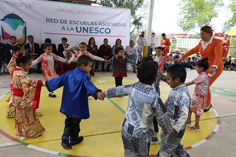 PERTENECEN 25 ESCUELAS ZACATECANAS A LA RED MUNDIAL UNESCO
