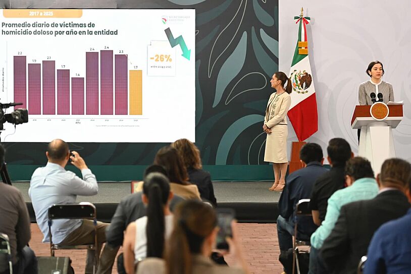 REPORTA GOBIERNO FEDERAL BAJA DE HOMICIDIOS EN COLIMA