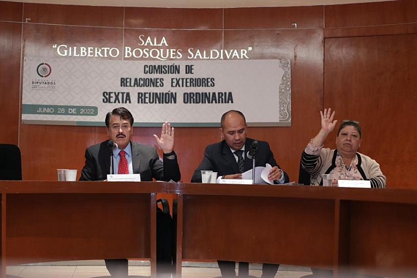 PIDE COMISIÓN DE RELACIONES EXTERIORES REFORZAR ESTRATEGIA PARA EL TRÁNSITO DE MIGRANTES HACIA EU