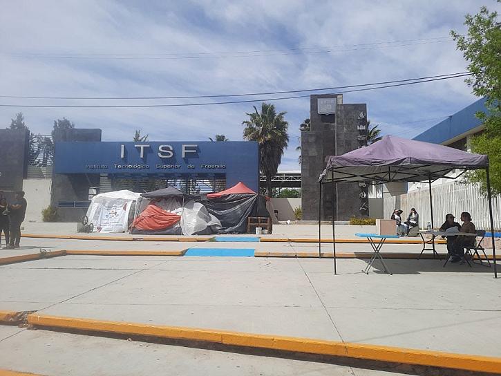 PIDE CONSEJO ESTUDIANTIL DEL ITSF QUE SE SUME SINDICATO A SU LUCHA