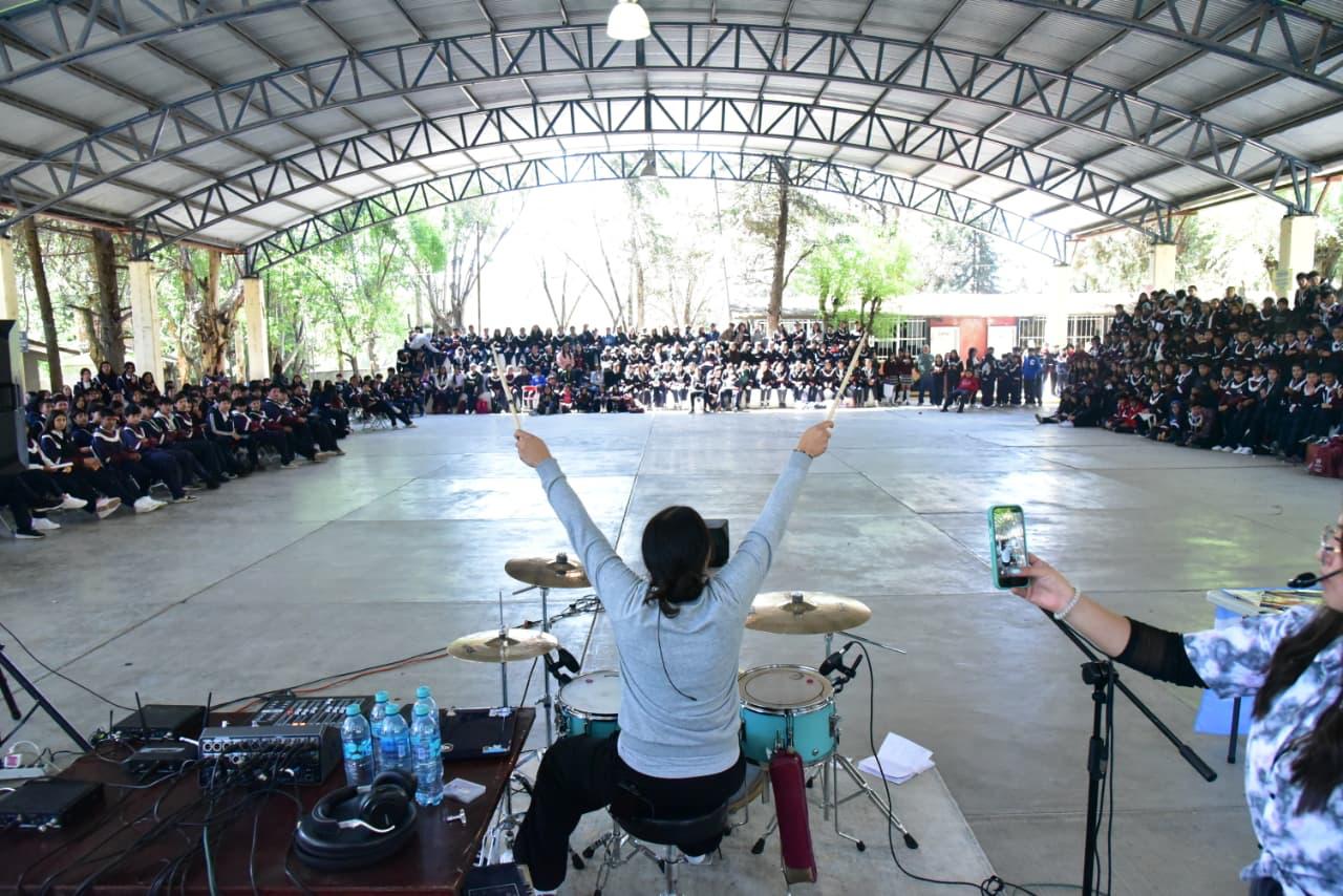 REALIZA INJUVENTUD CONFERENCIAS MUSICALES PARA PREVENIR ADICCIONES