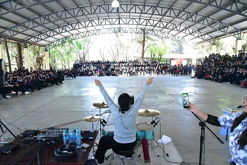 REALIZA INJUVENTUD CONFERENCIAS MUSICALES PARA PREVENIR ADICCIONES