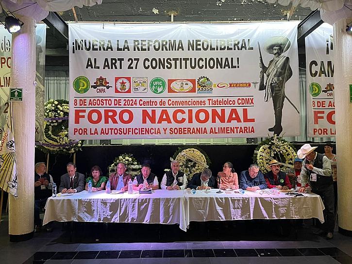 PIDE NARRO A SHEINBAUM TRABAJAR EN CONJUNTO CON ORGANIZACIONES CAMPESINAS