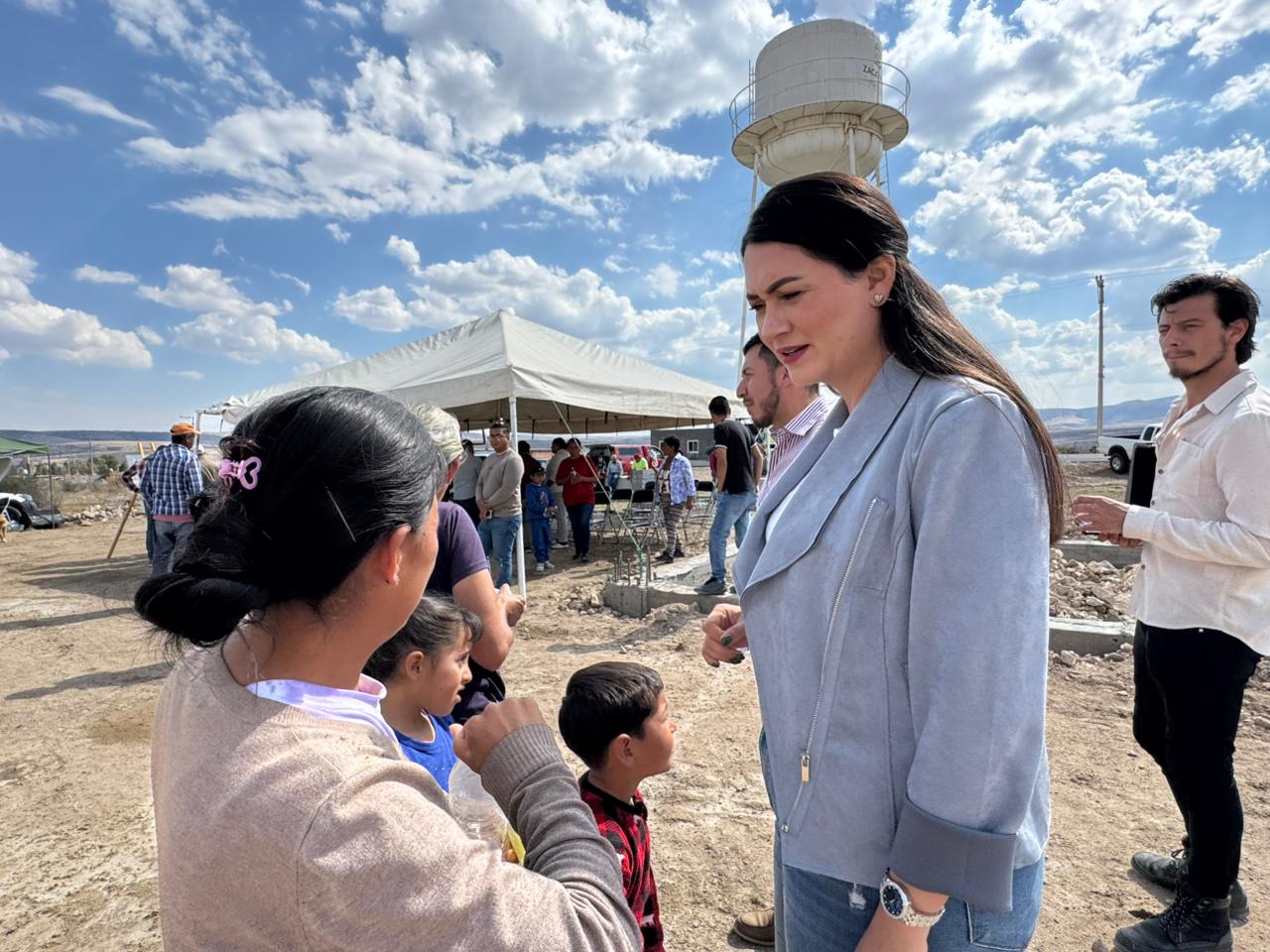 IMPULSA DAVID MONREAL PROYECTOS DE INFRAESTRUCTURA SOCIAL EN GENARO CODINA