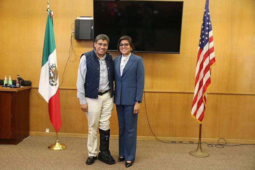 PLANTEA SAÚL MONREAL HERMANAMIENTO EN HUNTINGTON PARK